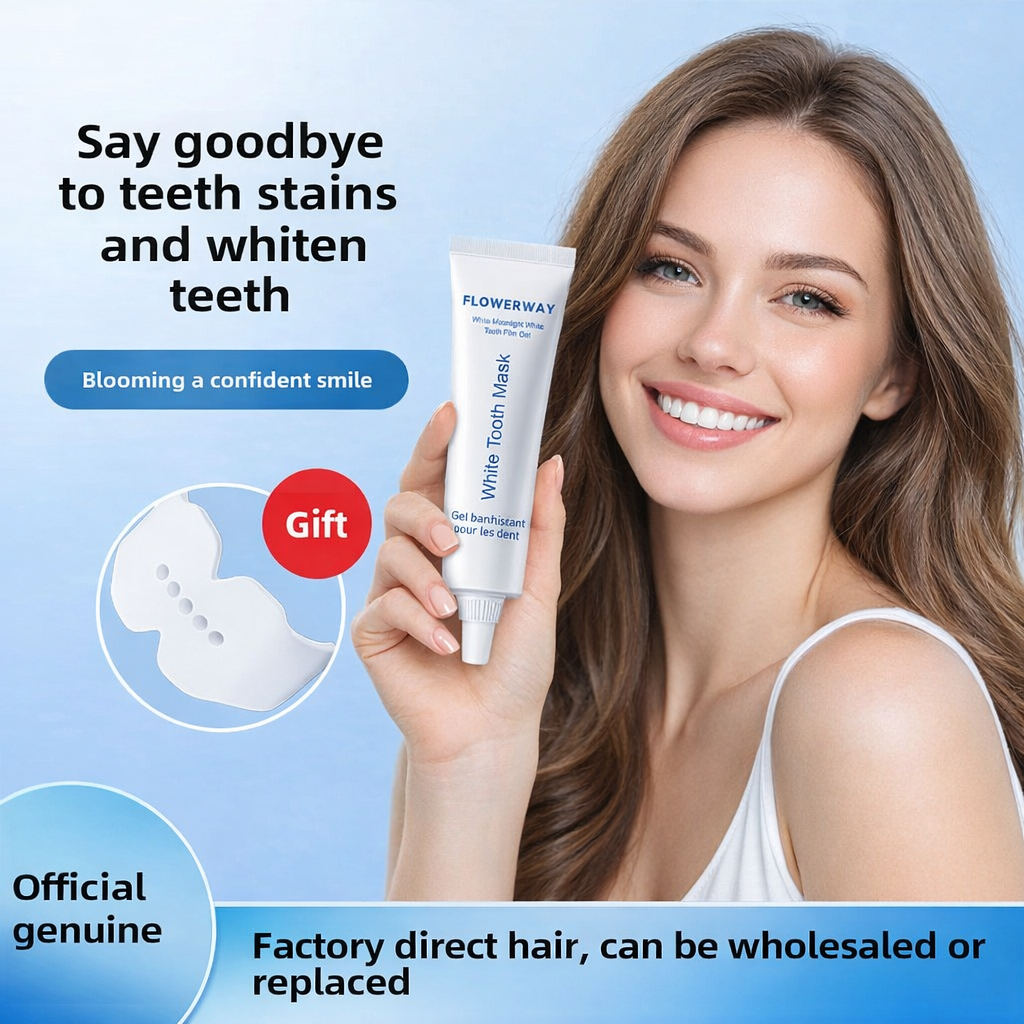 Sérum gel blanchissant pour les dents