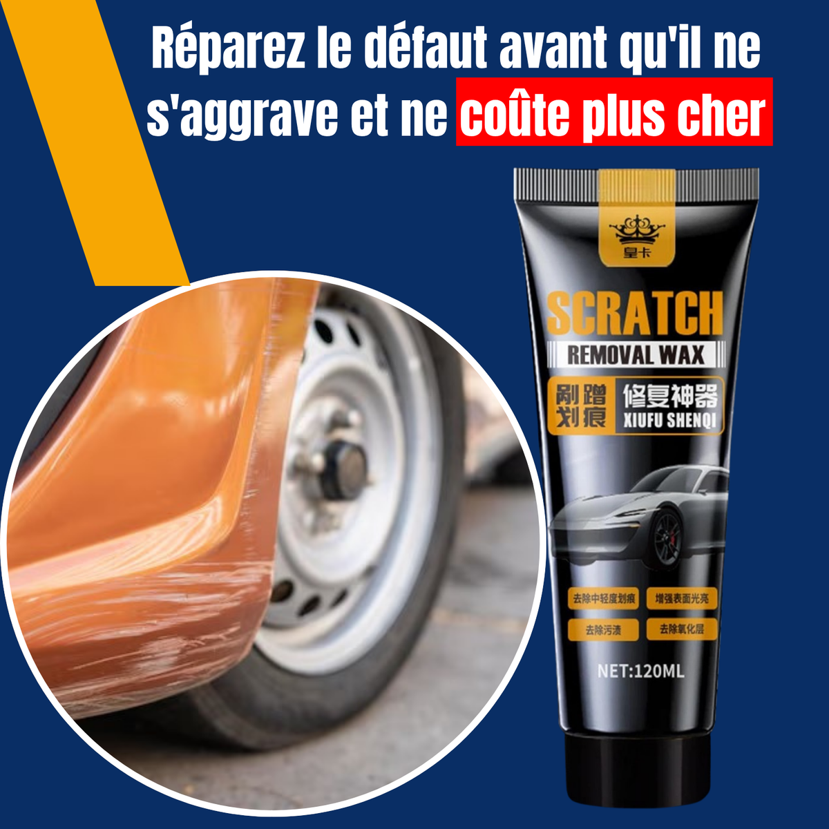 Cette Rayure Agacante sur Votre Voiture ? Effacez-la en 5 Minutes pour Moins que le Prix d'un Plein