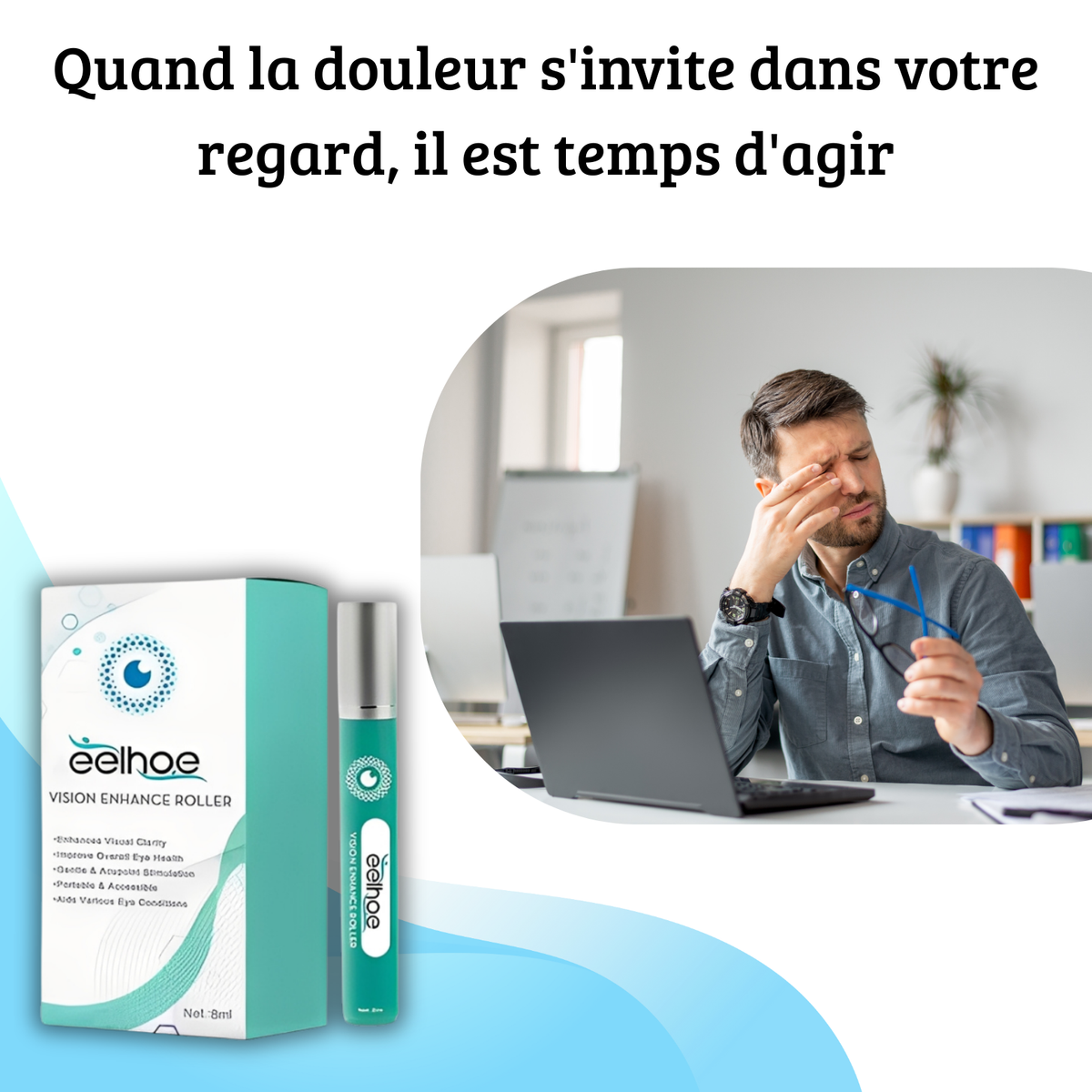 VISION ENHANCE ROLLER : La clarté - Offrez à Vos Yeux une Vitalité Nouvelle