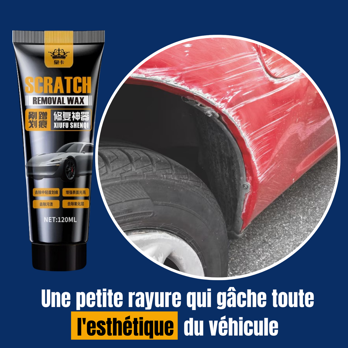 Cette Rayure Agacante sur Votre Voiture ? Effacez-la en 5 Minutes pour Moins que le Prix d'un Plein