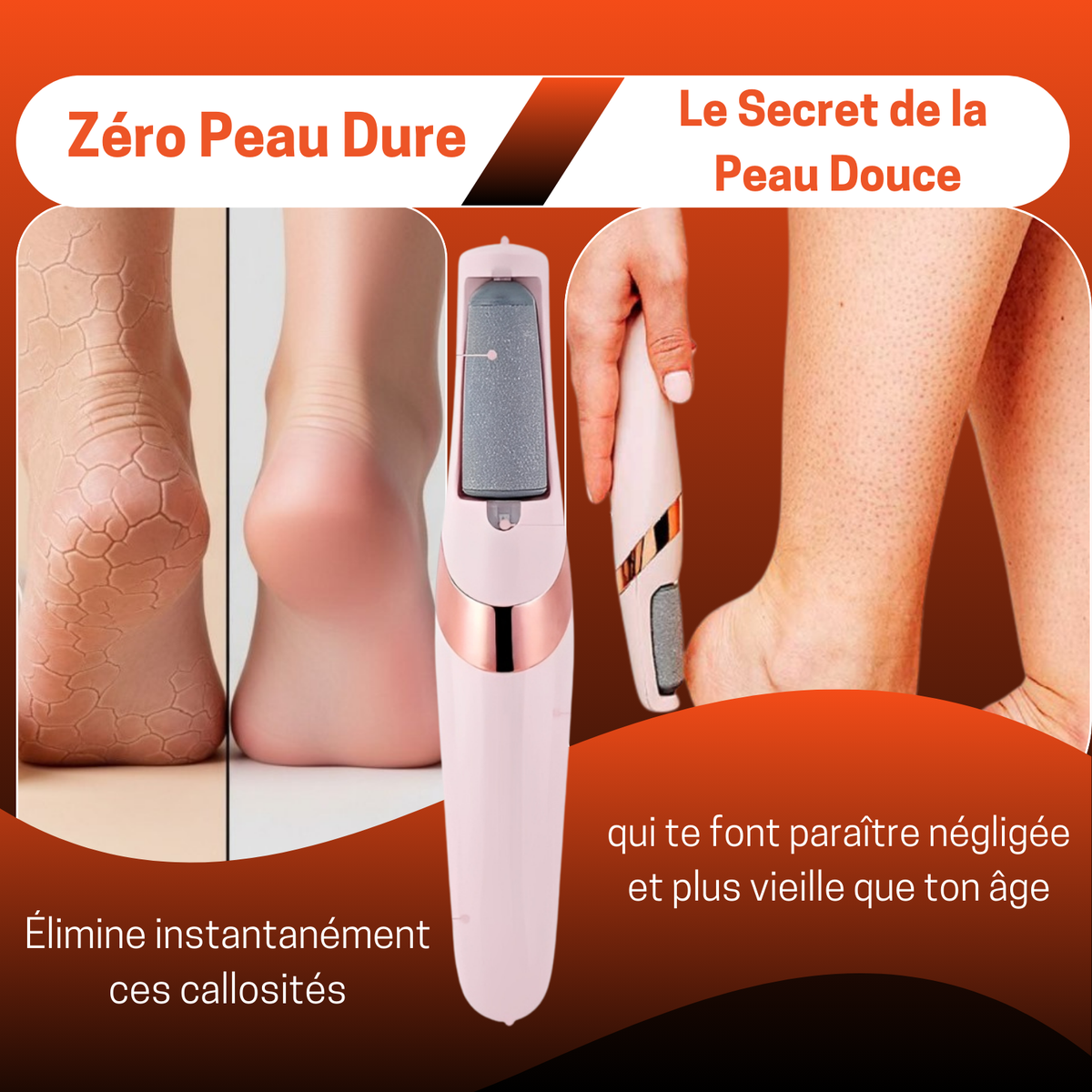👣 KIT ÉLECTRIQUE ANTI-CALLOSITÉS – Ta Confiance Commence par Tes Pieds !