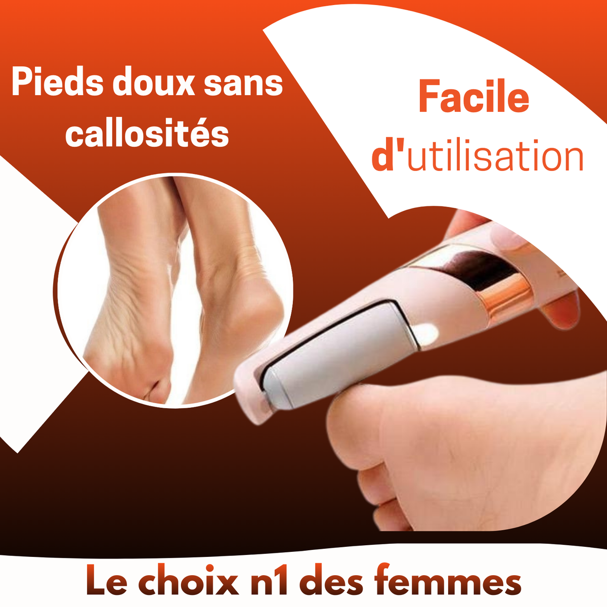 👣 KIT ÉLECTRIQUE ANTI-CALLOSITÉS – Ta Confiance Commence par Tes Pieds !