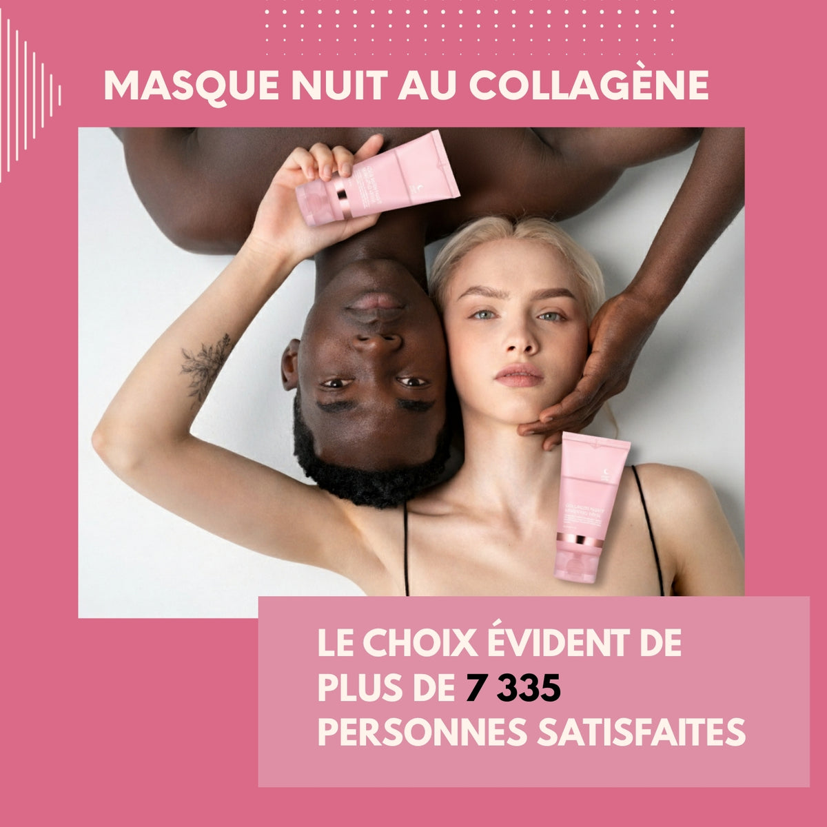 Masque de Nuit au Collagène - La Peau de Vos Rêves, au Réveil