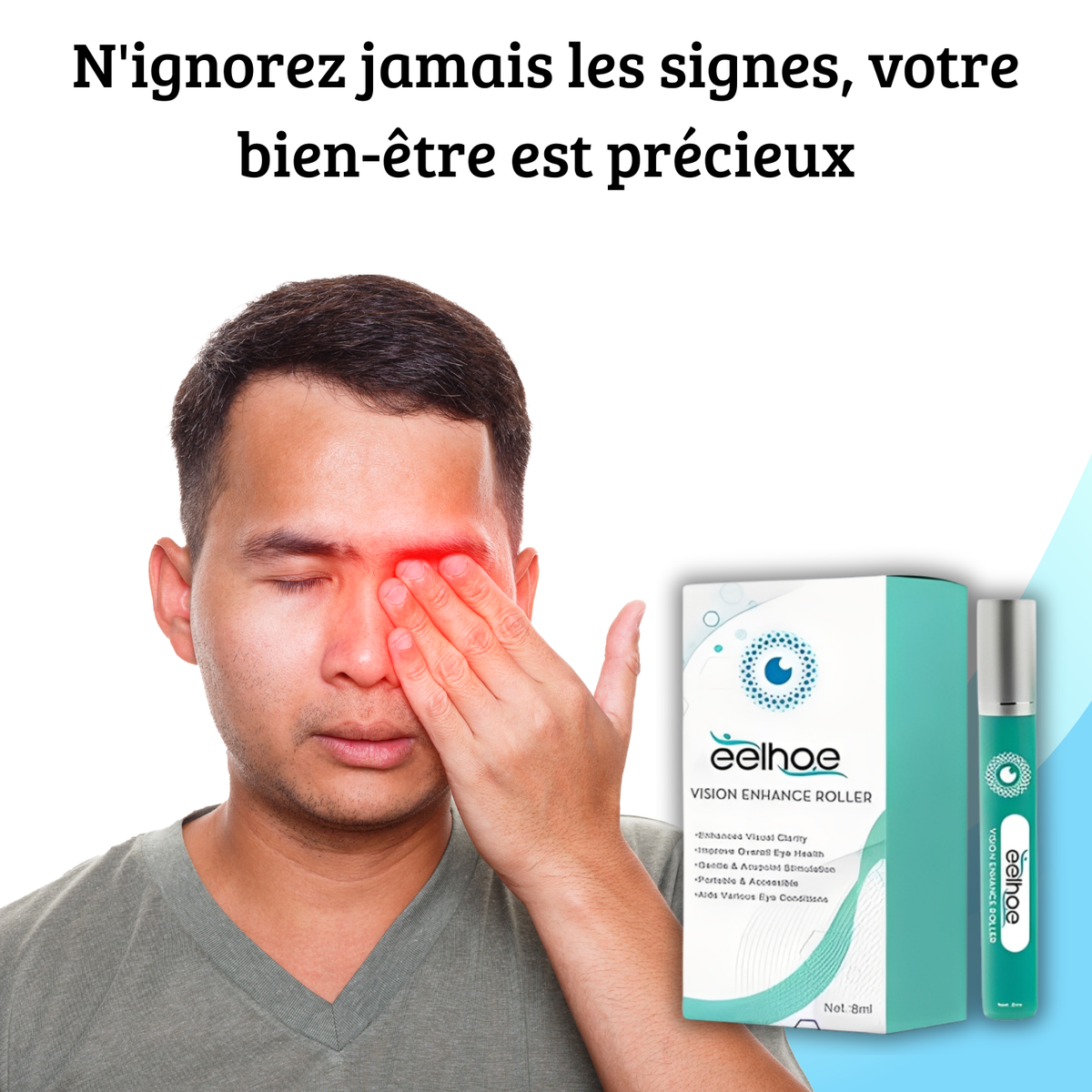 VISION ENHANCE ROLLER : La clarté - Offrez à Vos Yeux une Vitalité Nouvelle