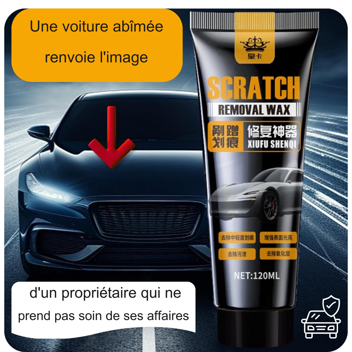 Cette Rayure Agacante sur Votre Voiture ? Effacez-la en 5 Minutes pour Moins que le Prix d'un Plein
