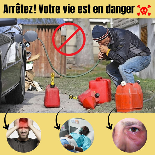 Transférez n'importe quel liquide en 60 secondes, sans effort et sans une seule goutte par terre