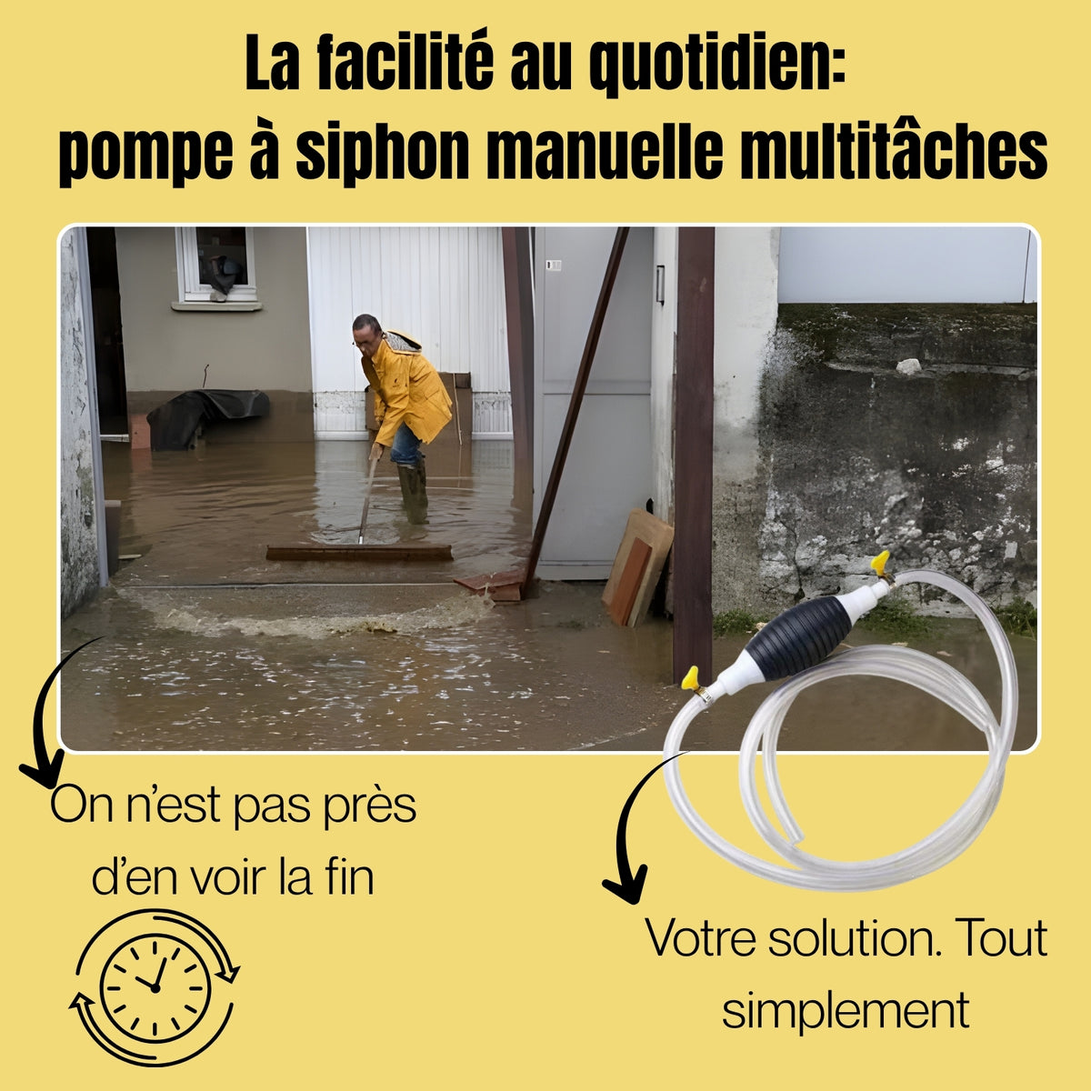 Transférez n'importe quel liquide en 60 secondes, sans effort et sans une seule goutte par terre