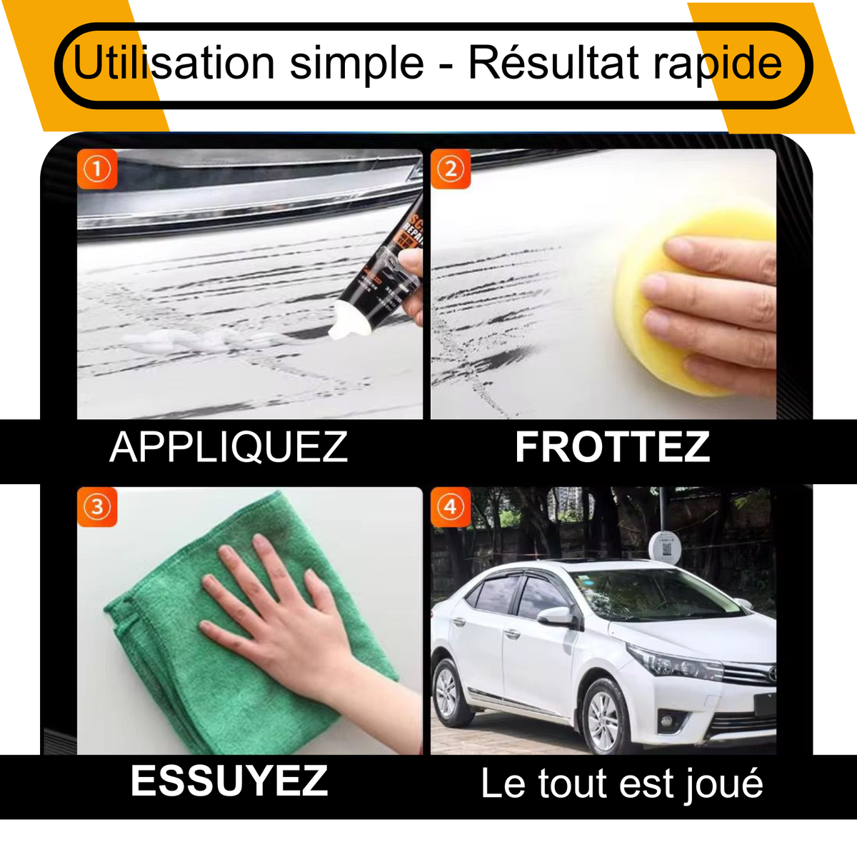 Cette Rayure Agacante sur Votre Voiture ? Effacez-la en 5 Minutes pour Moins que le Prix d'un Plein