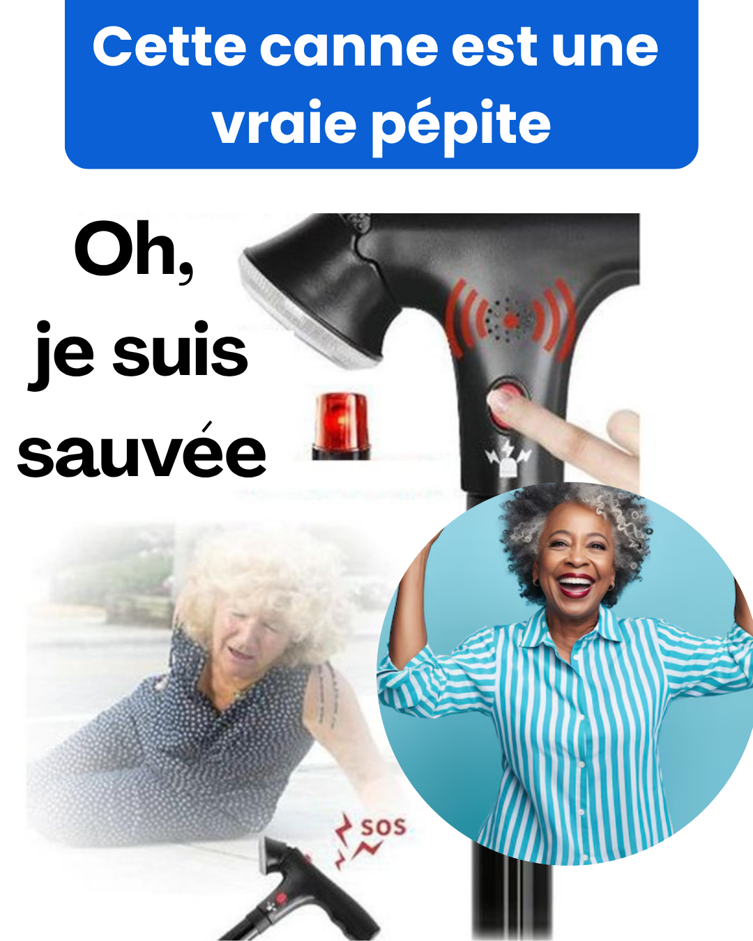 La Canne Intelligente qui redonne la liberté à vos proches