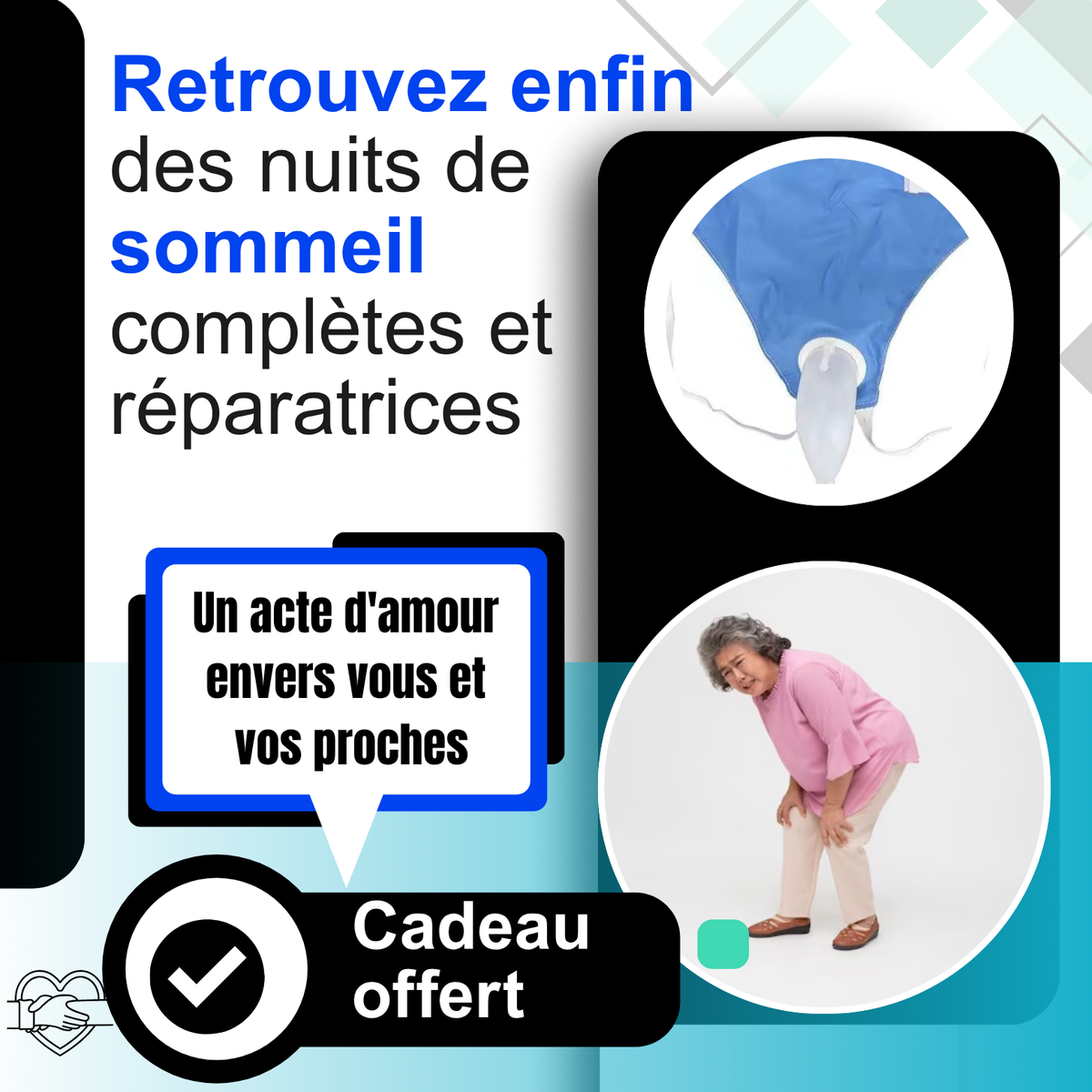 Zéro Fuite, Zéro Stress -Le Collecteur d'Urine Portable et Discret pour Vivre et Voyager sans Crainte des Fuites
