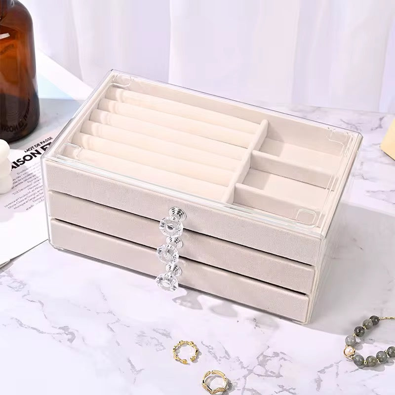 Le Coffret Bijoux Haut de Gamme,Un rangement sophistiqué pensé pour les bijoux qui comptent.