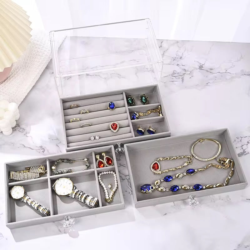 Le Coffret Bijoux Haut de Gamme,Un rangement sophistiqué pensé pour les bijoux qui comptent.