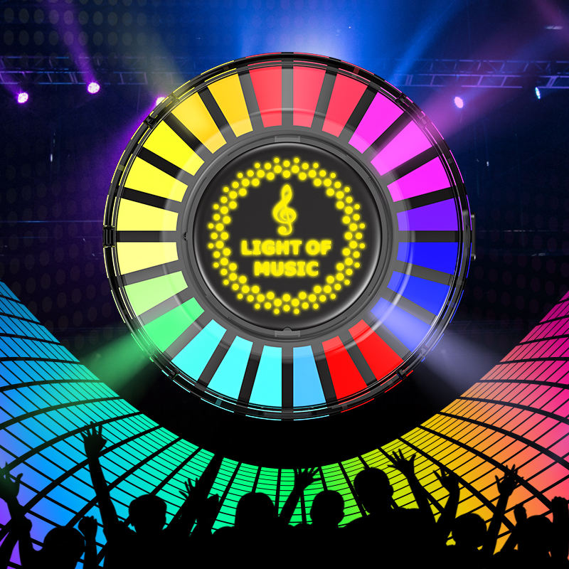 Lampe RGB Musicale Voiture