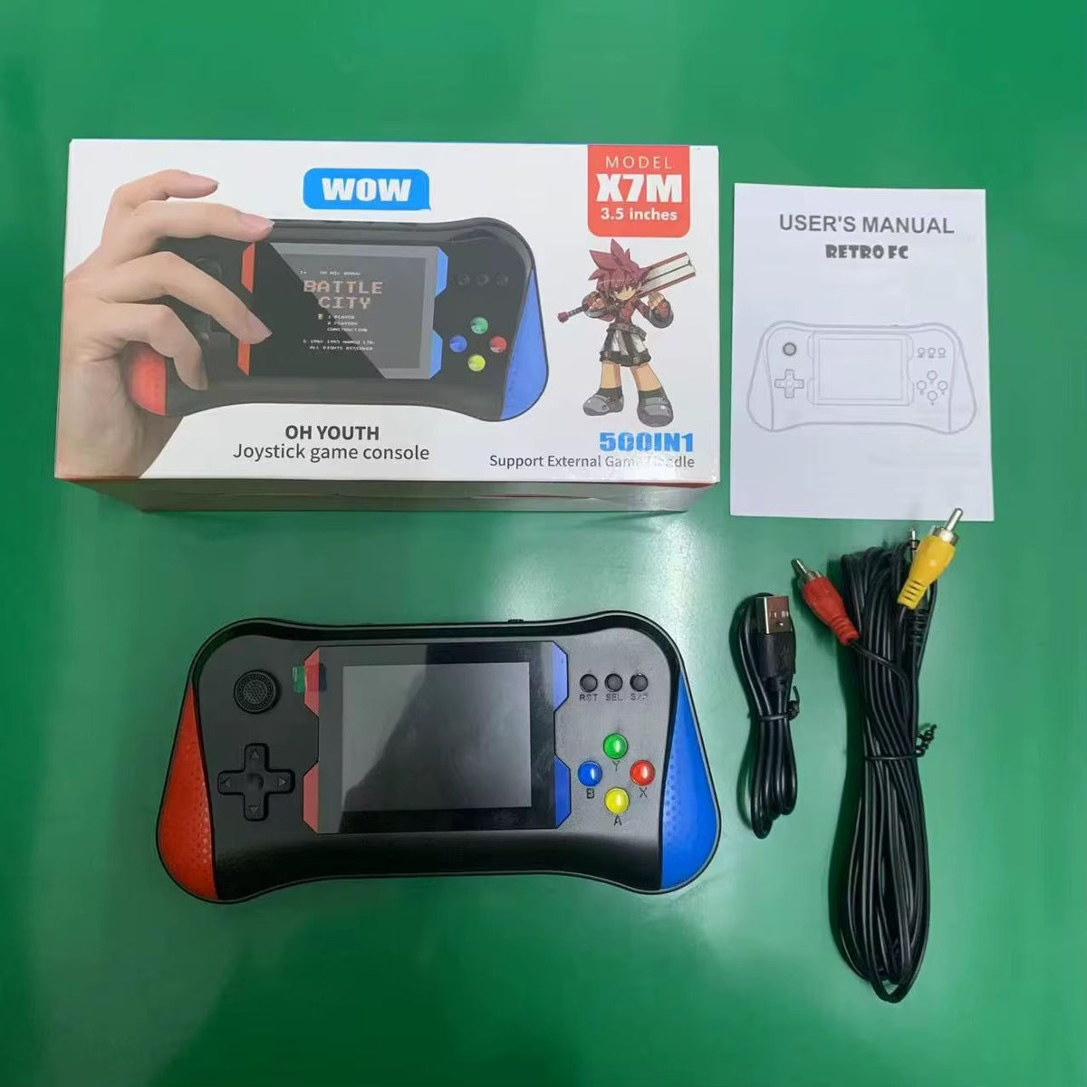 Console Portable 500 Jeux – Rétro Gaming pour Enfants & Adultes