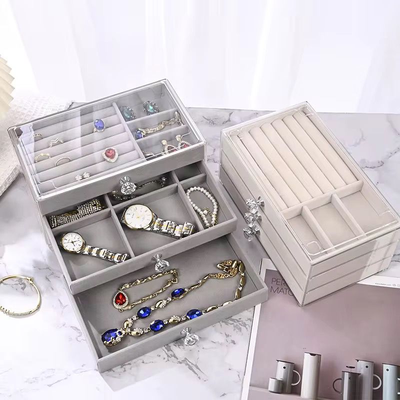 Le Coffret Bijoux Haut de Gamme,Un rangement sophistiqué pensé pour les bijoux qui comptent.
