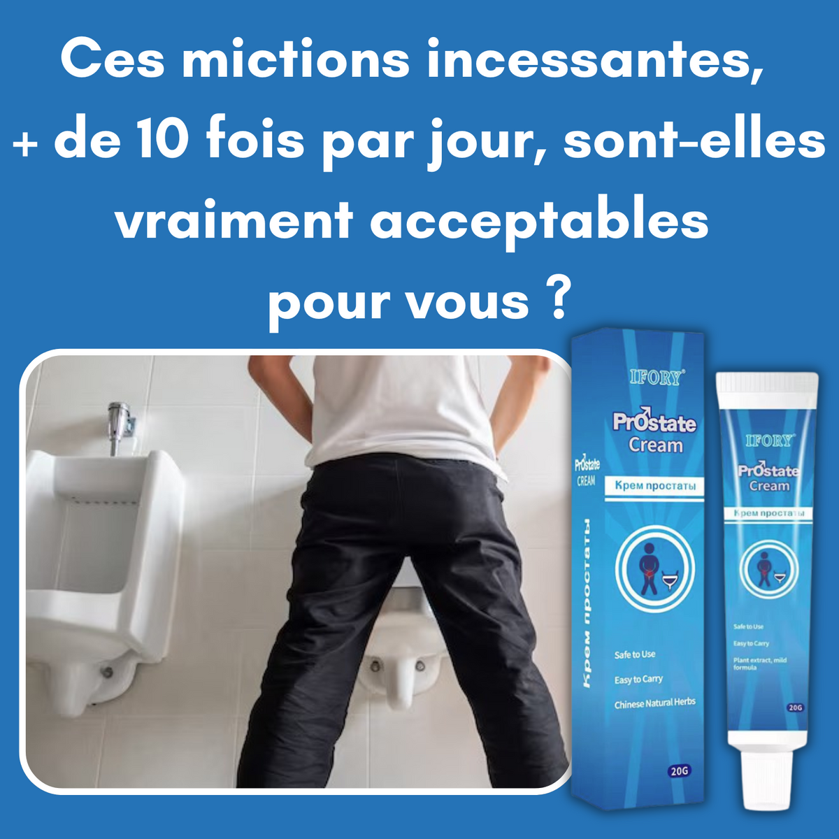 IFORY Cream Prostate : Retrouvez des Nuits Paisibles et une Vie Sans Douleur